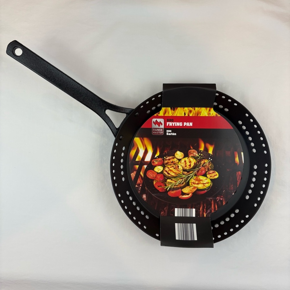 NEW Range Master Black BBQ Grill Frying Pan